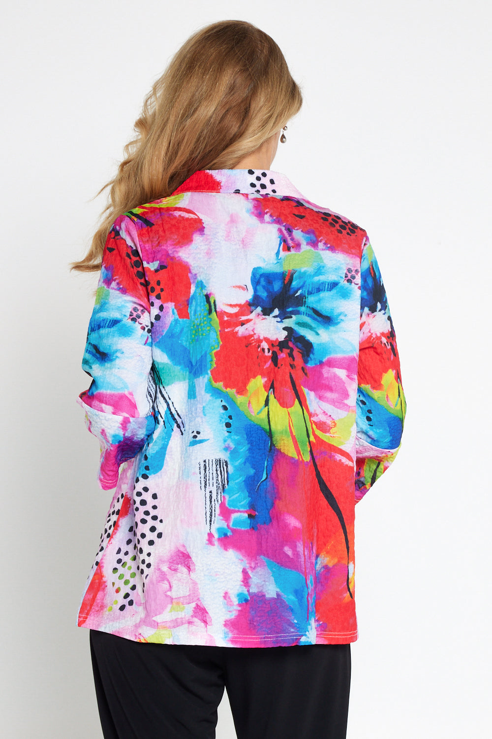 Veronica Blouse - Vivid Watercolour