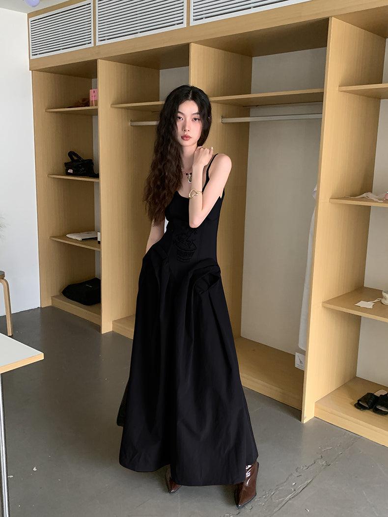 Vintage Corset Maxi Dress