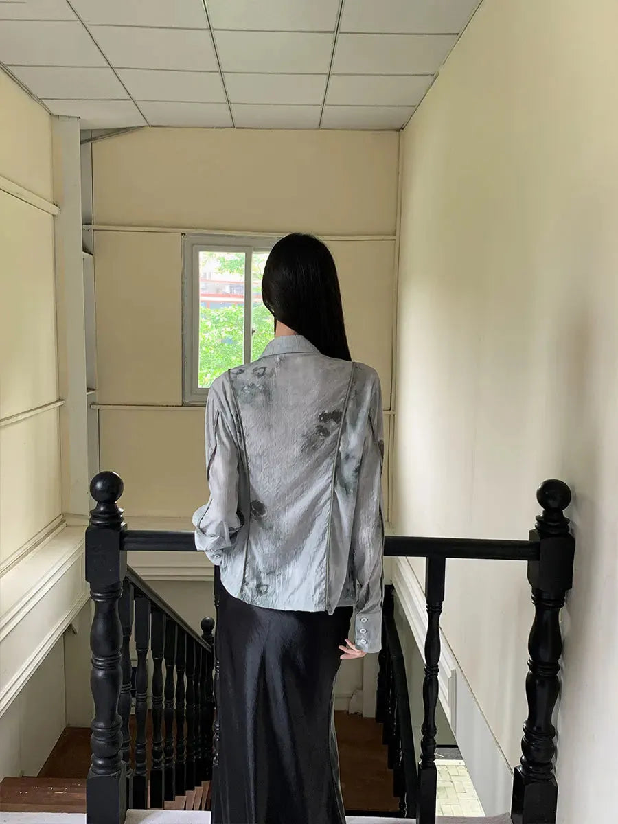 Vintage Floral Saddle Buckle Shirt