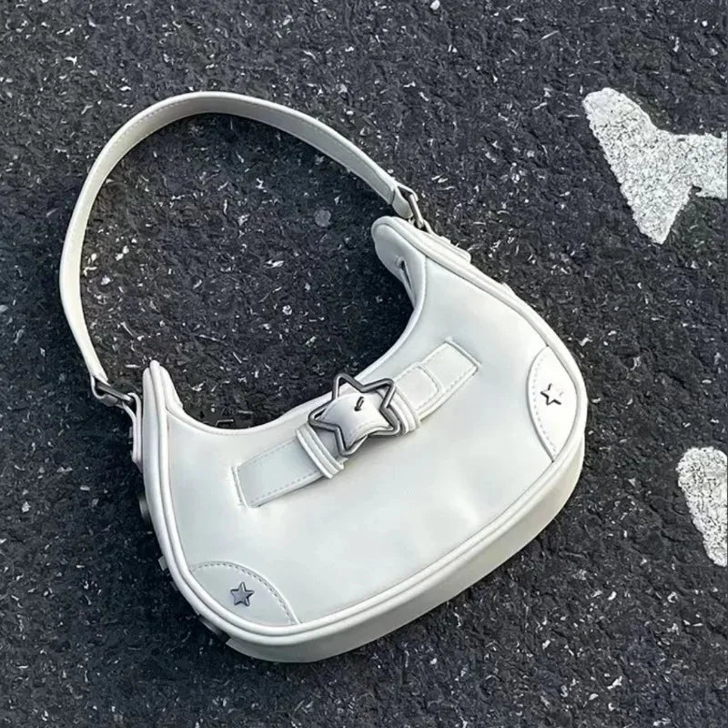 Casual Cute White Star Shoulder Bag