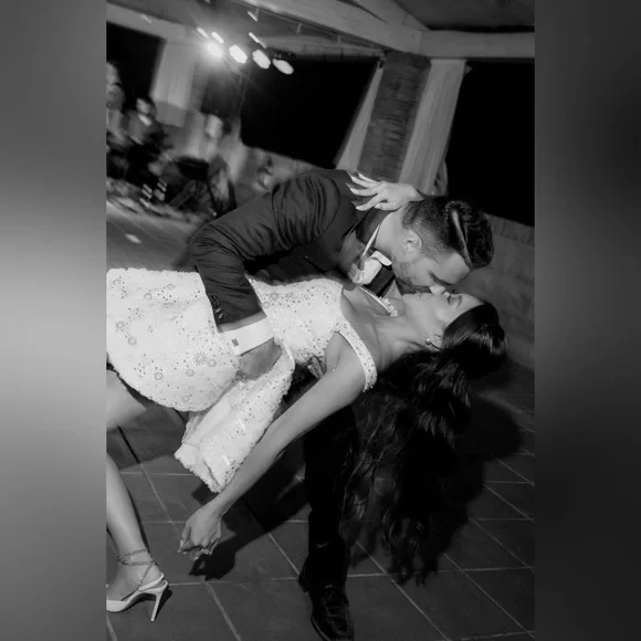 Elegant White Lace Sequin Beaded A Line Short Prom Dress Formal 7th Grade Homecoming Dress D196