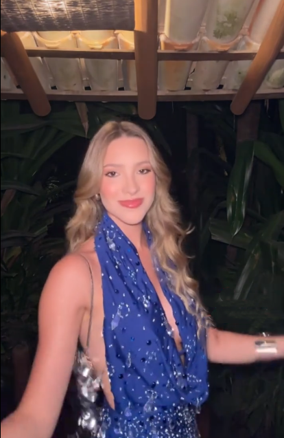 Sexy Halter Blue Chiffon Sequin Beaded Short Party Dress Cocktail Dress Formal Homecoming Dress D577