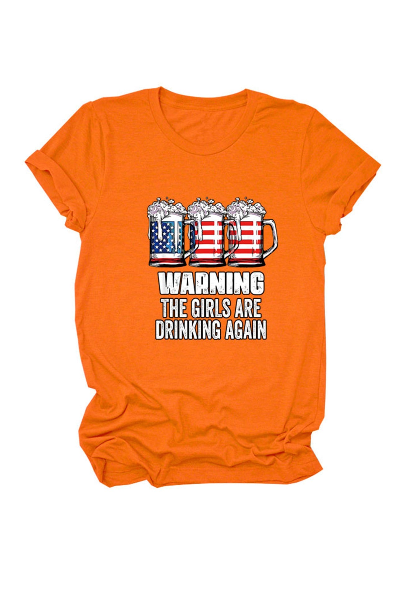 Warning The Girls Are Printed T-Shirt