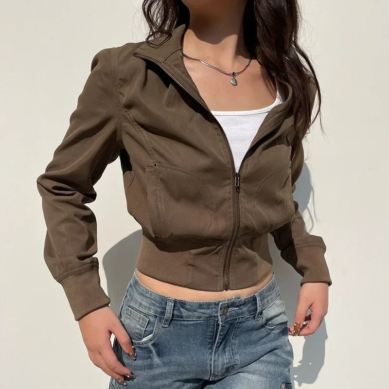 Vintage Turtleneck Zip Up Jacket 4