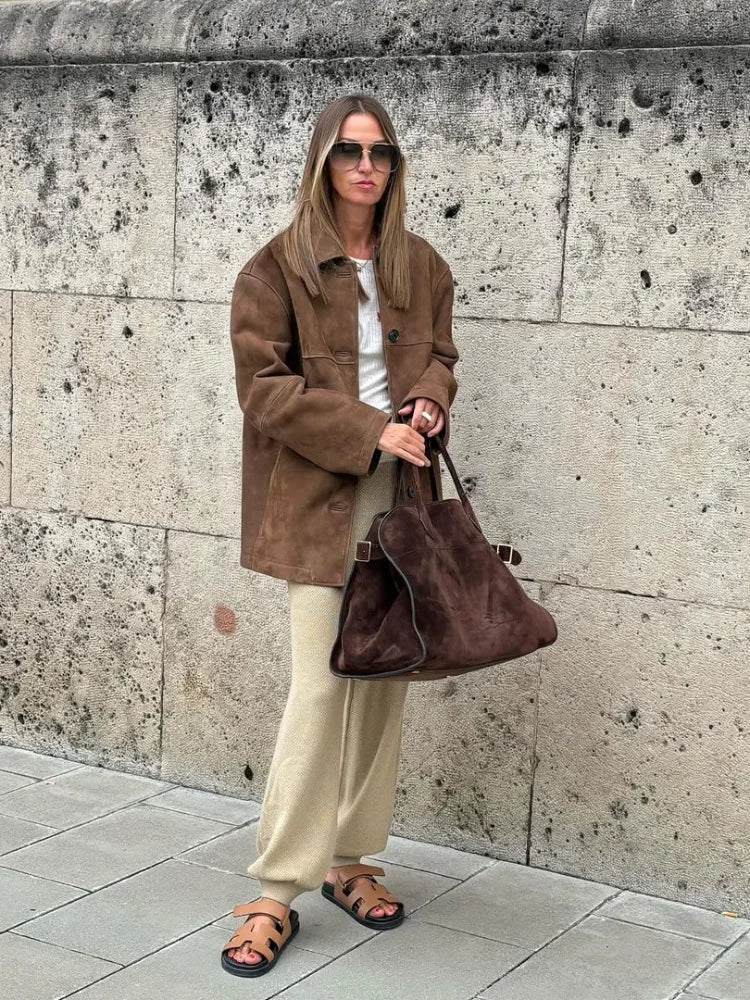 Casual Solid Long Sleeve Jacket 3
