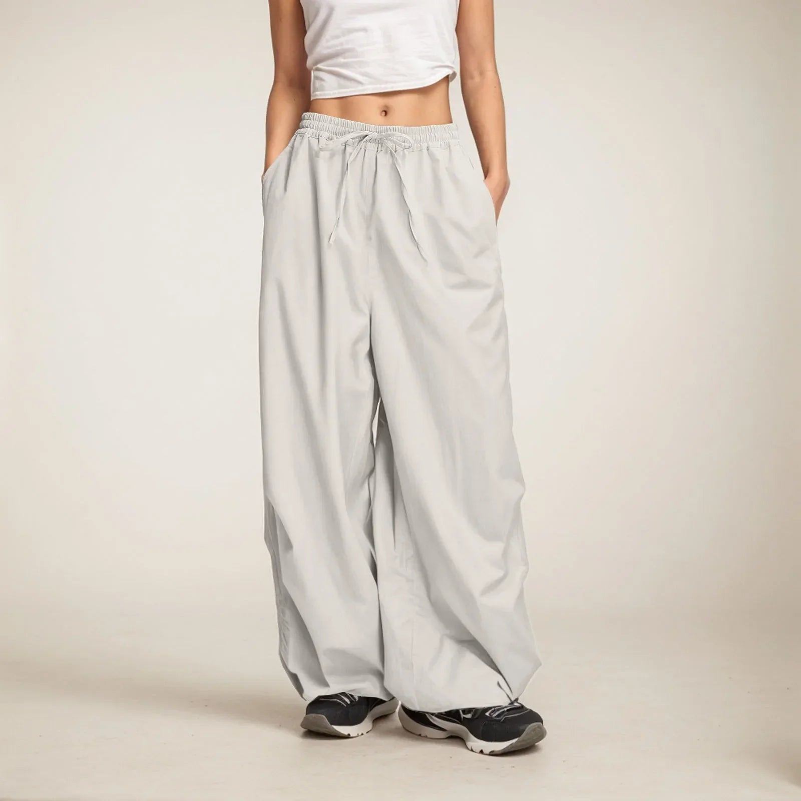 Casual Wide Leg Sweatpants with Pockets