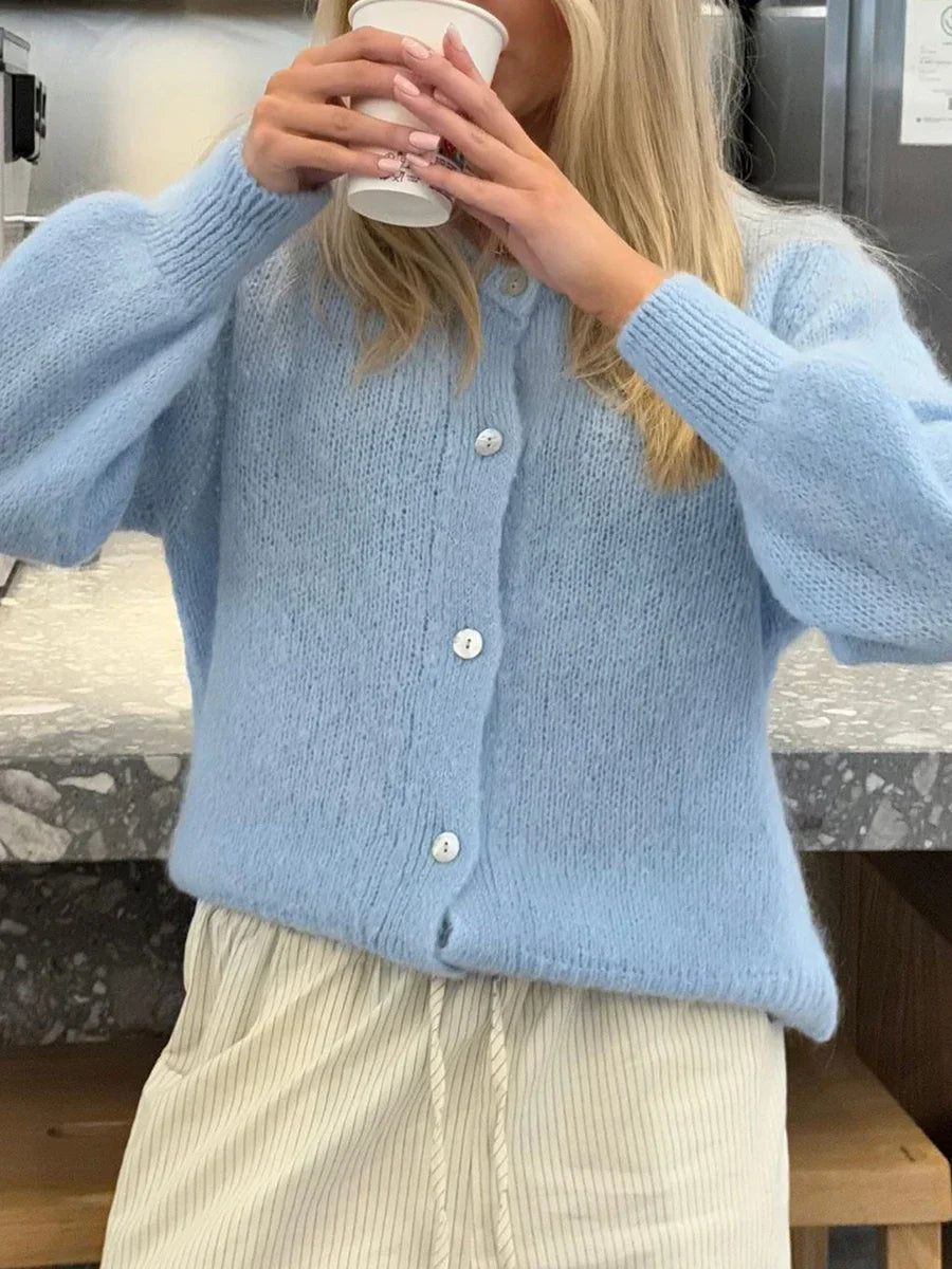 Y2K Knit Casual Cardigan Jacket