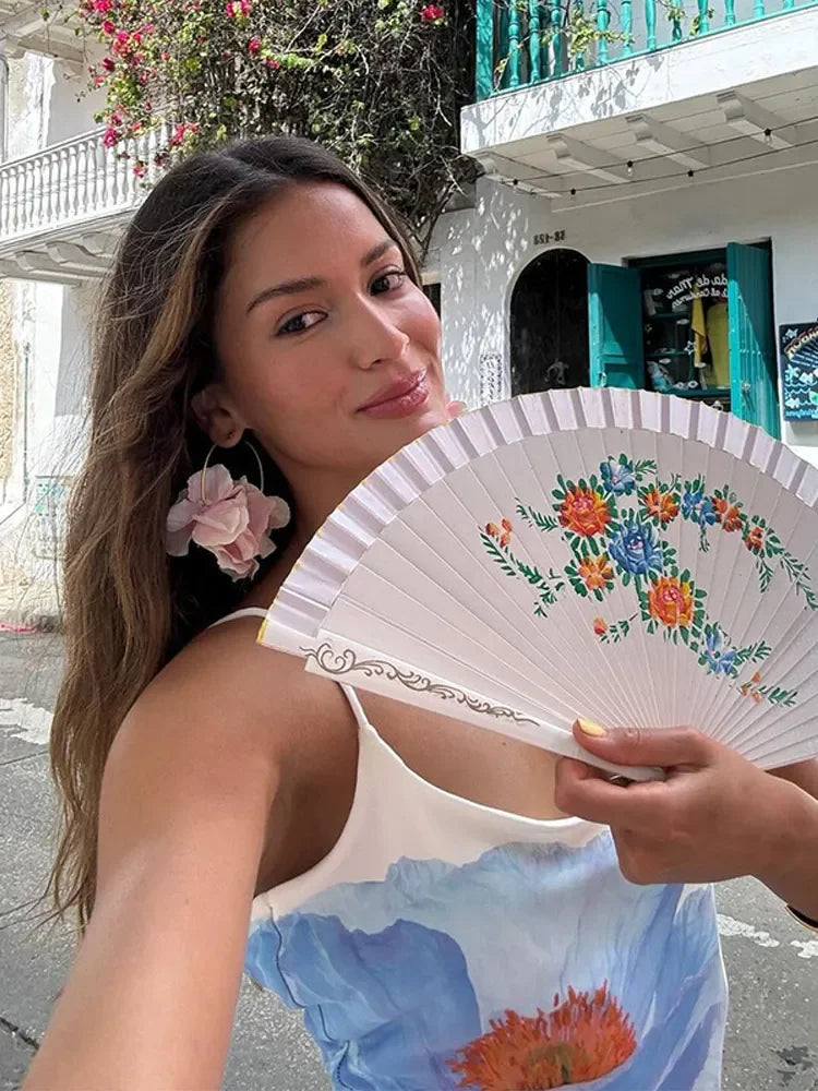 Elegant Floral Print High Waist Bodycon Floral Dress