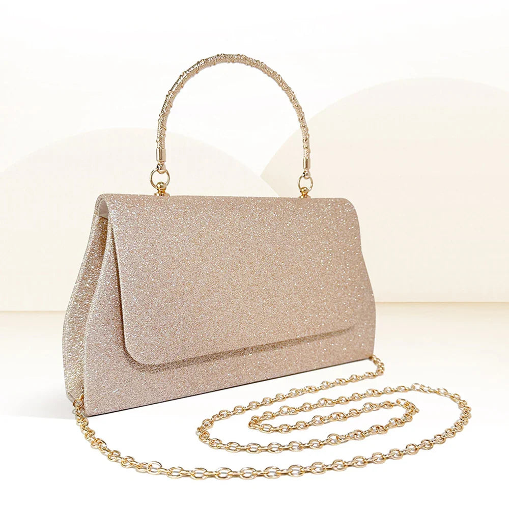 Glitter Sequin Evening Clutch Purses Crossbody Bag