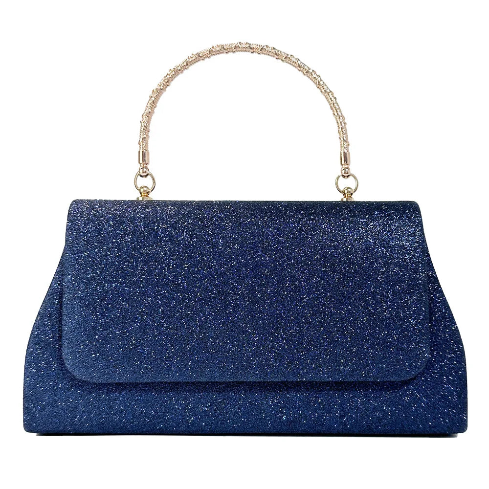 Glitter Sequin Evening Clutch Purses Crossbody Bag