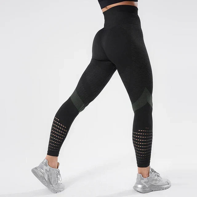 High Waist Sportswear Fitness Legging Black / S