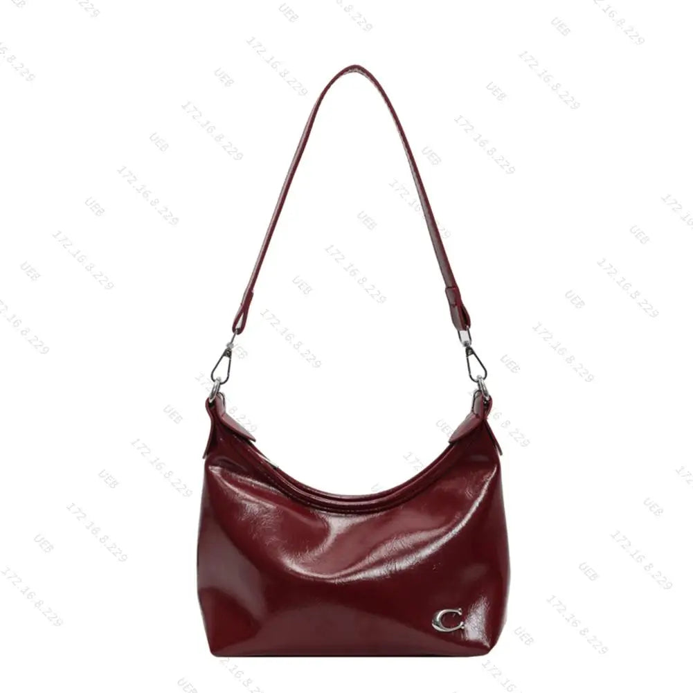 Stylish PU Crossbody Bag with Zipper