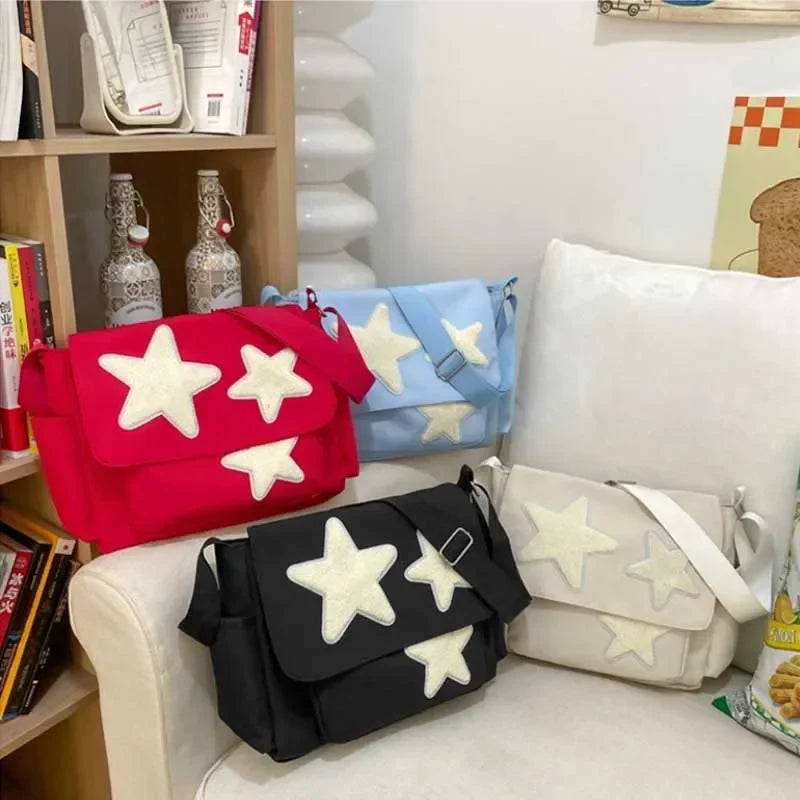 Y2K Star Pattern Crossbody Shoulder Bag