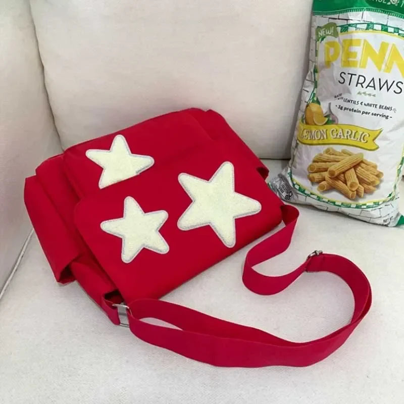 Y2K Star Pattern Crossbody Shoulder Bag