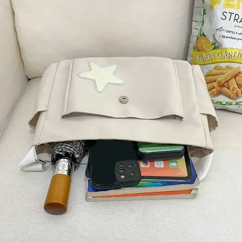 Star Pattern Y2K Casual Tote Shoulder Crossbody