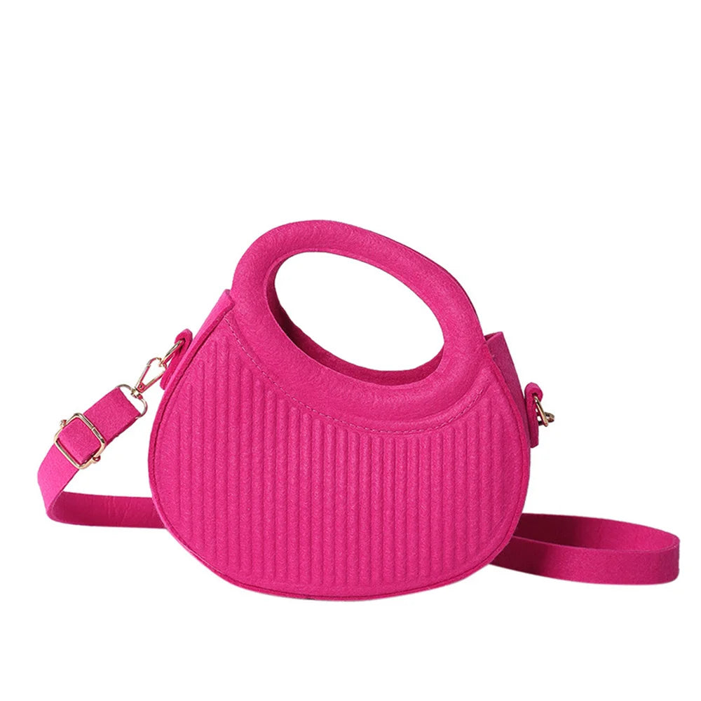 Candy Color Top-Handle Crossbody Casual Women's Handbag