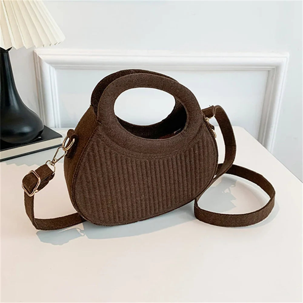 Candy Color Top-Handle Crossbody Casual Women's Handbag