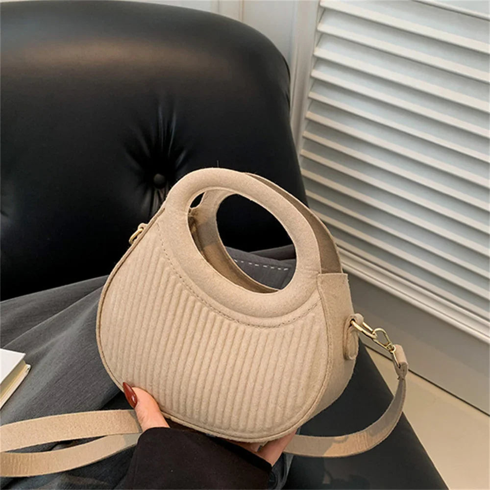 Candy Color Top-Handle Crossbody Casual Women's Handbag