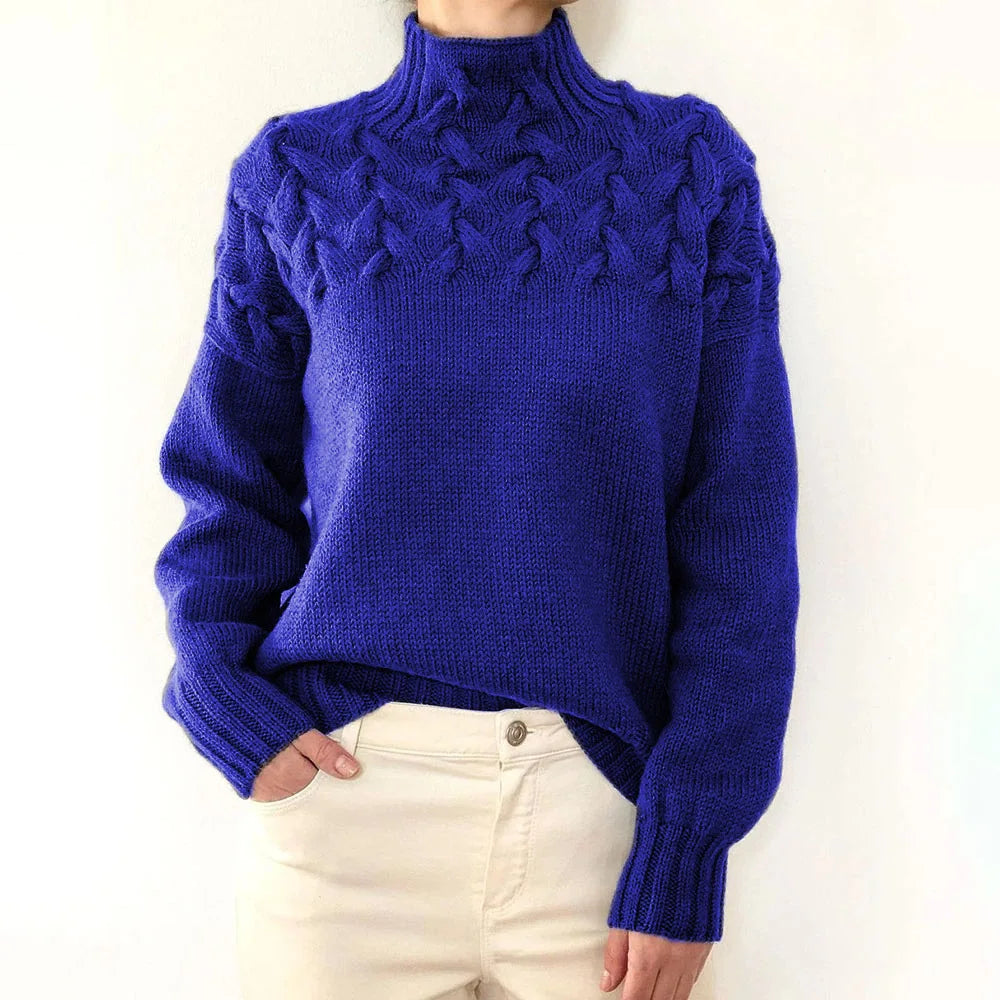 Crochet & Knitted Thick Pink Sweater 14