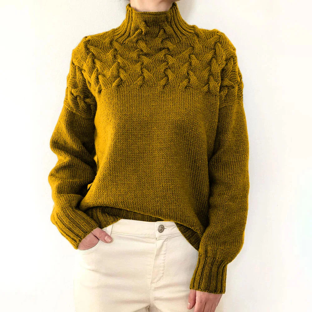 Crochet & Knitted Thick Pink Sweater 10