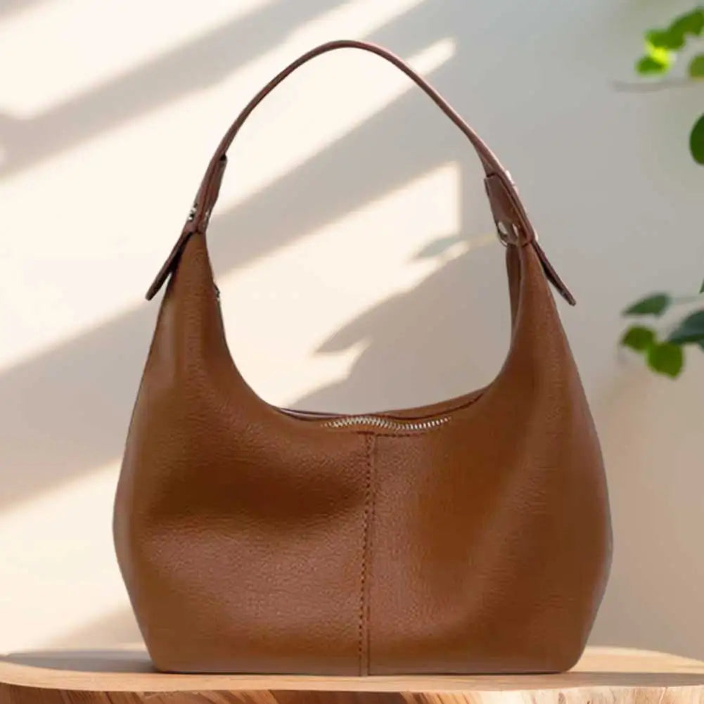 Vintage PU Leather Underarm Shoulder Bag