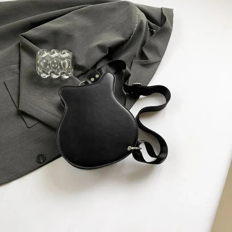 Guitar Shape Trend Halloween Party Gothic Crossbody Sling Shoulder Bag