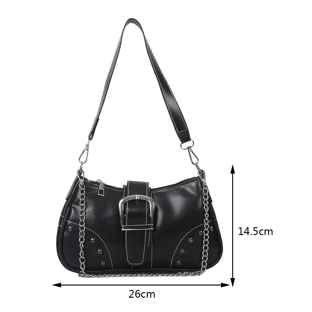 Y2K Cool Style Chain Shoulder Bag