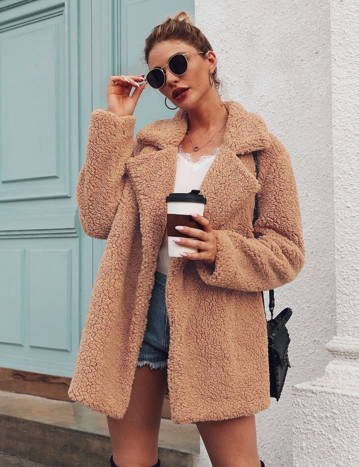 Soft Fur Plush Coat 5