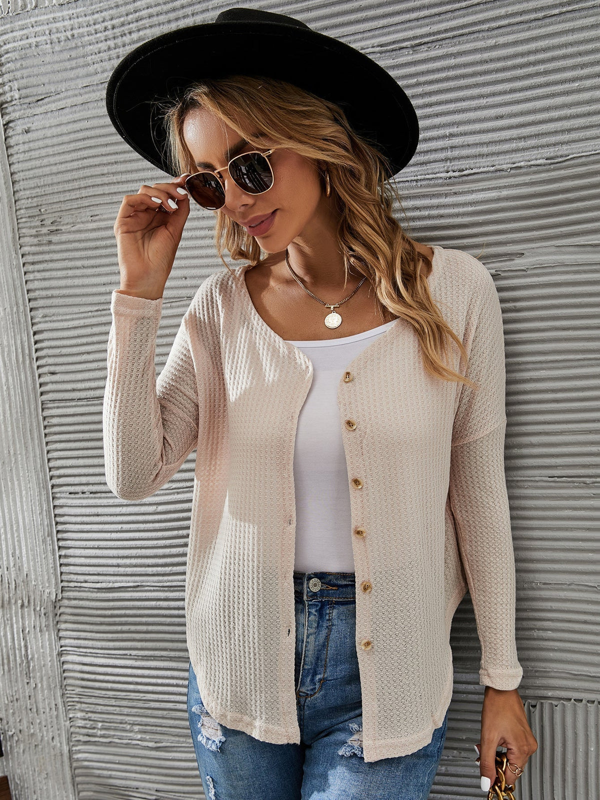 KittenAlarm - Women's Retro Sweaters Casual Sweaters Knitted Cardigans Women's Long-sleeved Short Sweaters Women's V-neck Tops