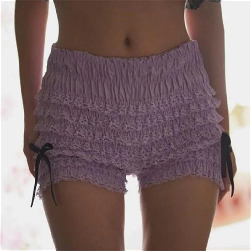 Vintage Ruffle Lace Bloomer Short