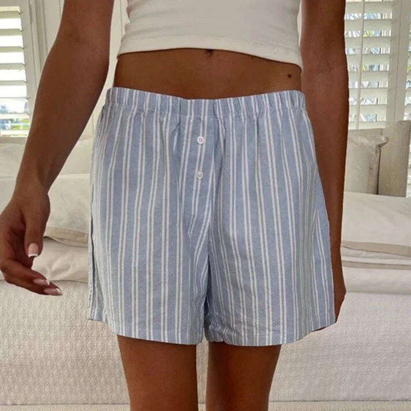 Baggy Striped Vintage Lounge Short
