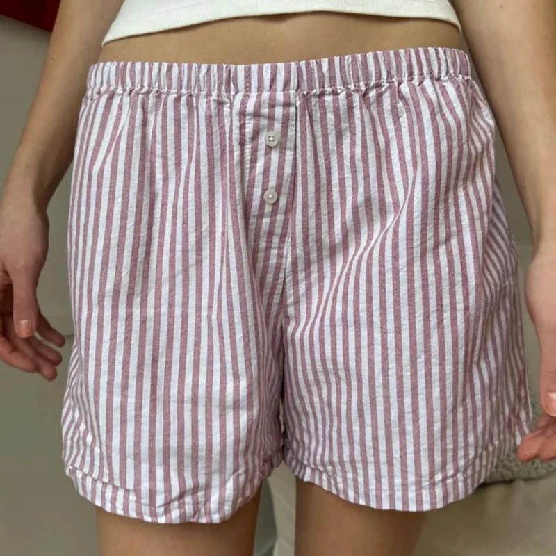 Baggy Striped Vintage Lounge Short