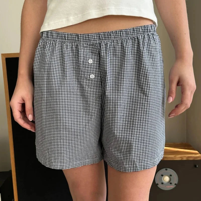 Baggy Striped Vintage Lounge Short