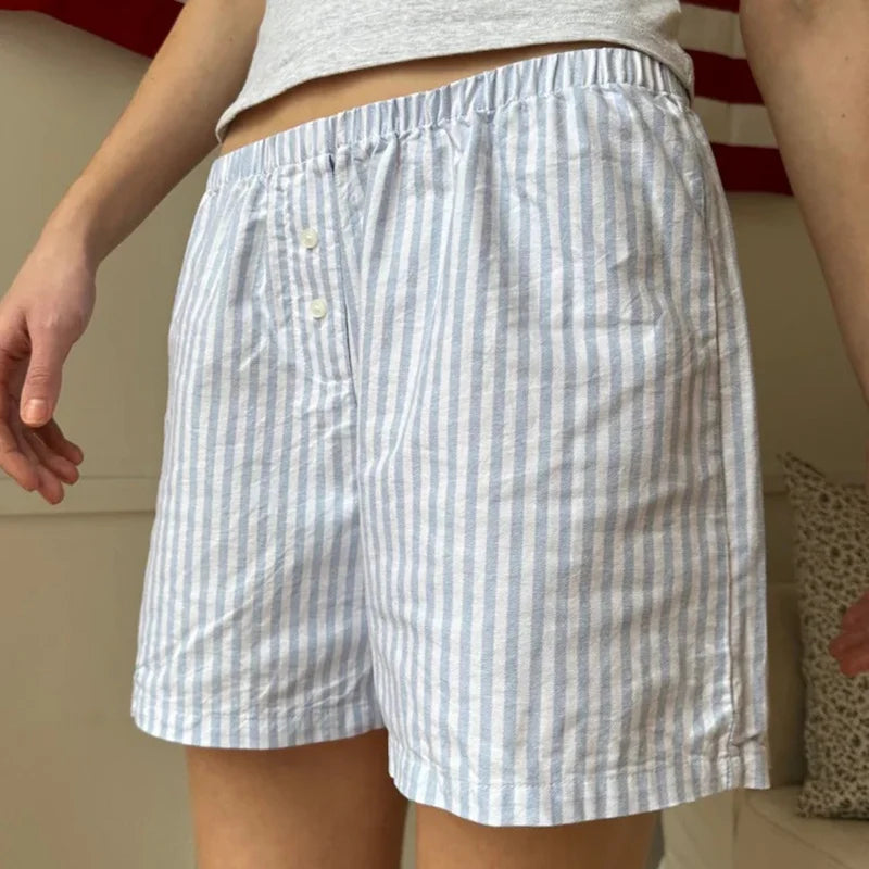 Baggy Striped Vintage Lounge Short
