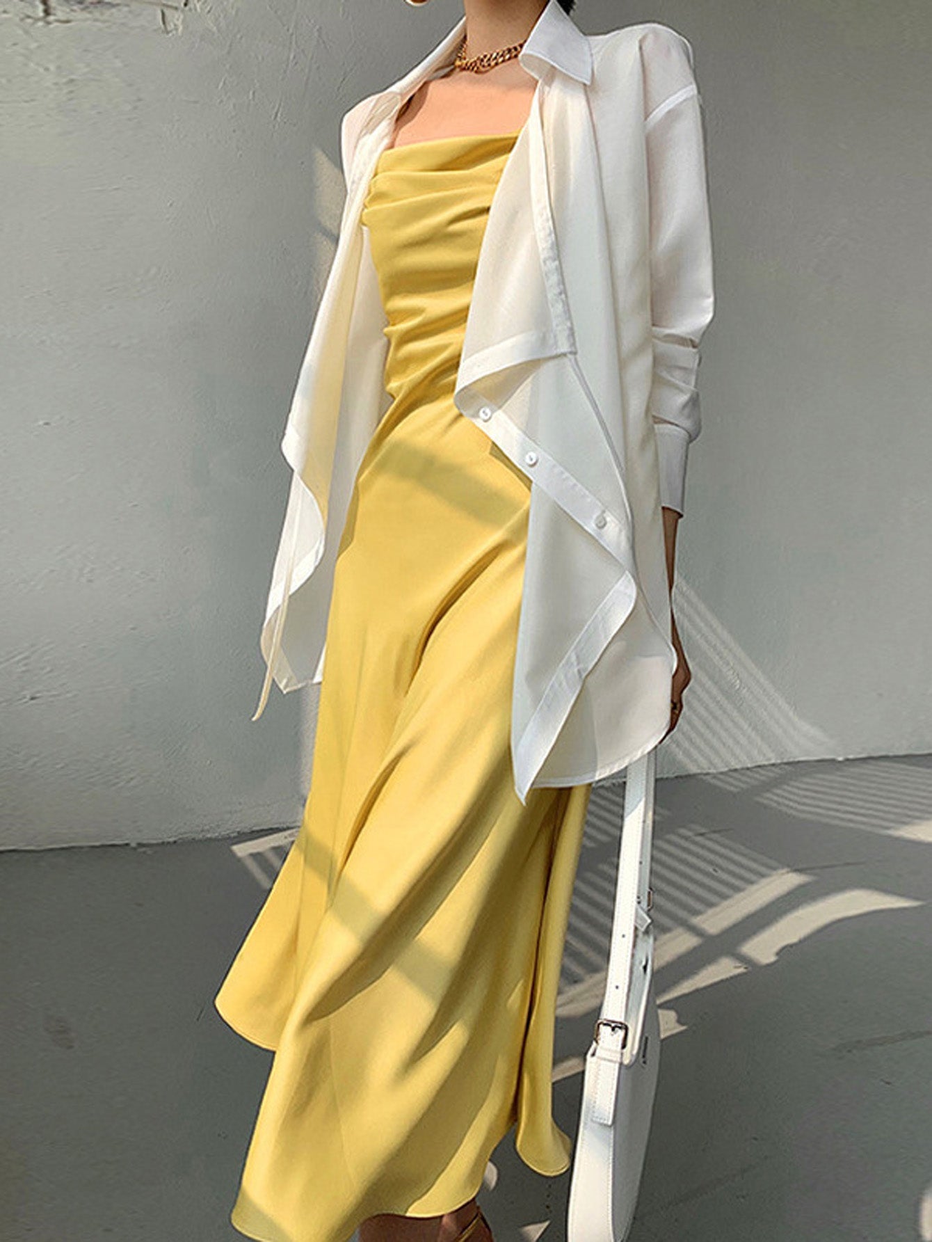 Womens Swing Collar Sleeveless Party Maxi Dress - Fashionpara