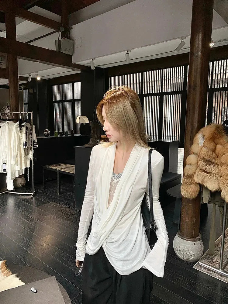 Wrap Lace Blouse - Fashionpara