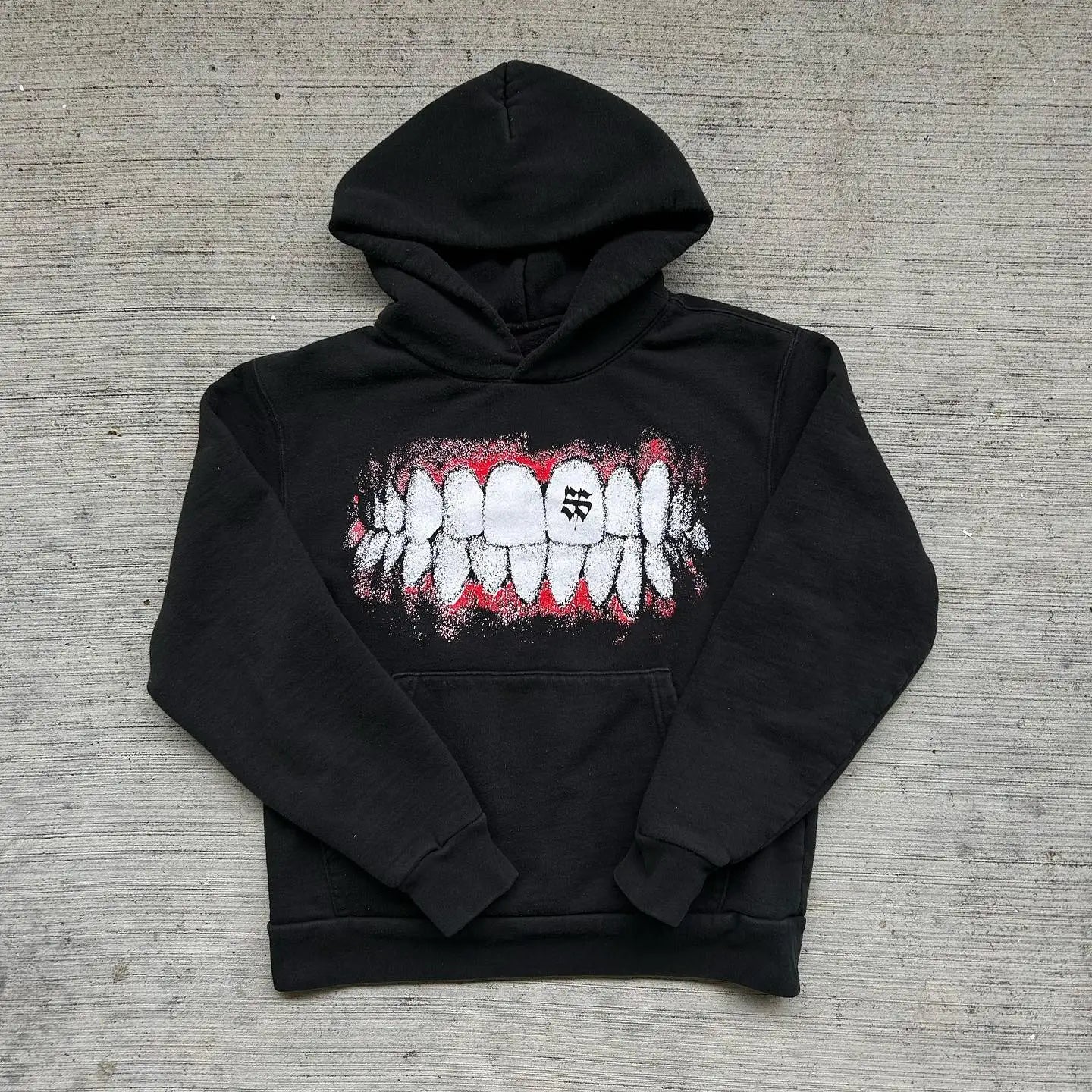 Two-Face Graphic Oversized Hoodie