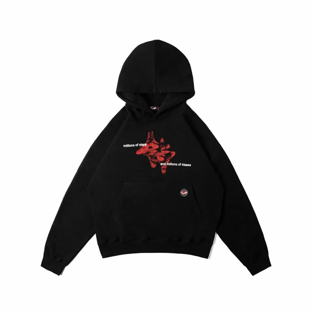 Letter Graphic Oversized Hoodie