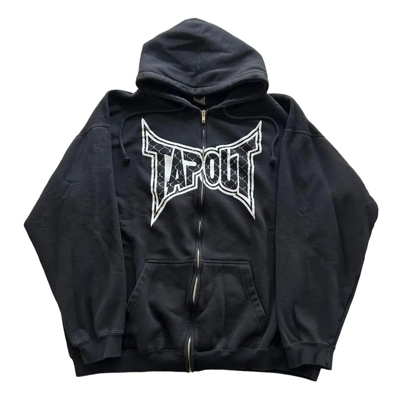 Skull Graphic Zipper Hoodie