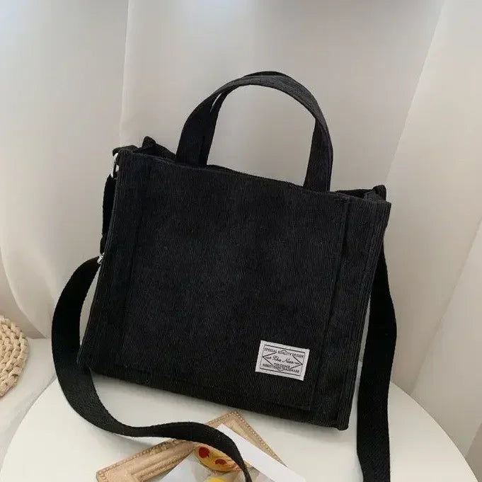 Stars Pattern Canvas Underarm Shoulder Bag