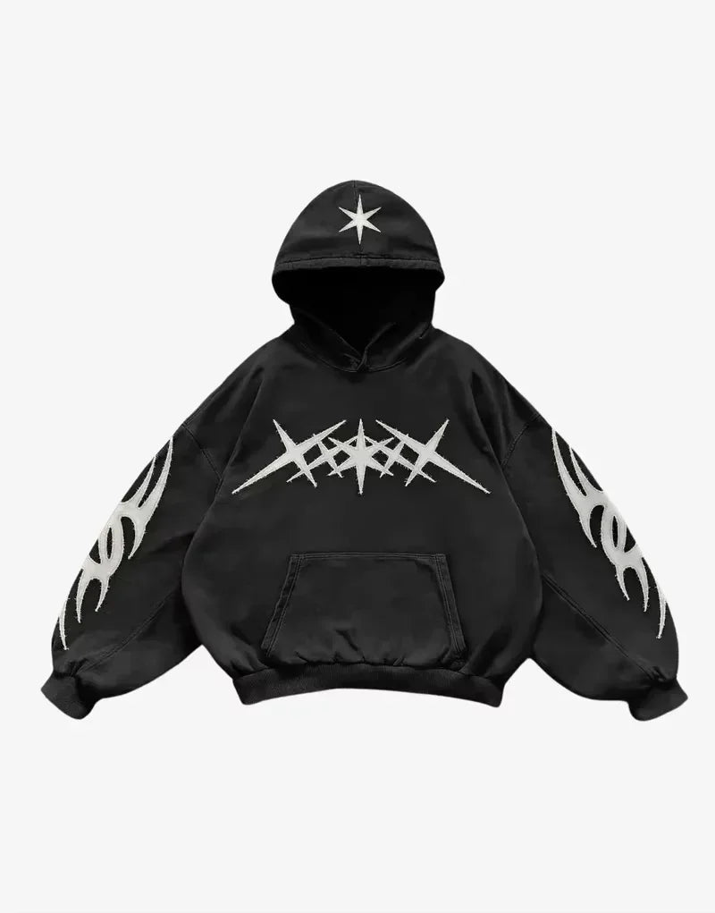 Retro Punk Fall Hoodie 10