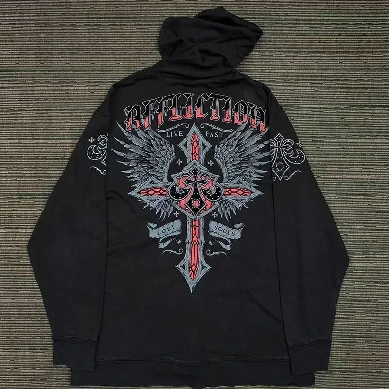 Retro Punk Fall Hoodie