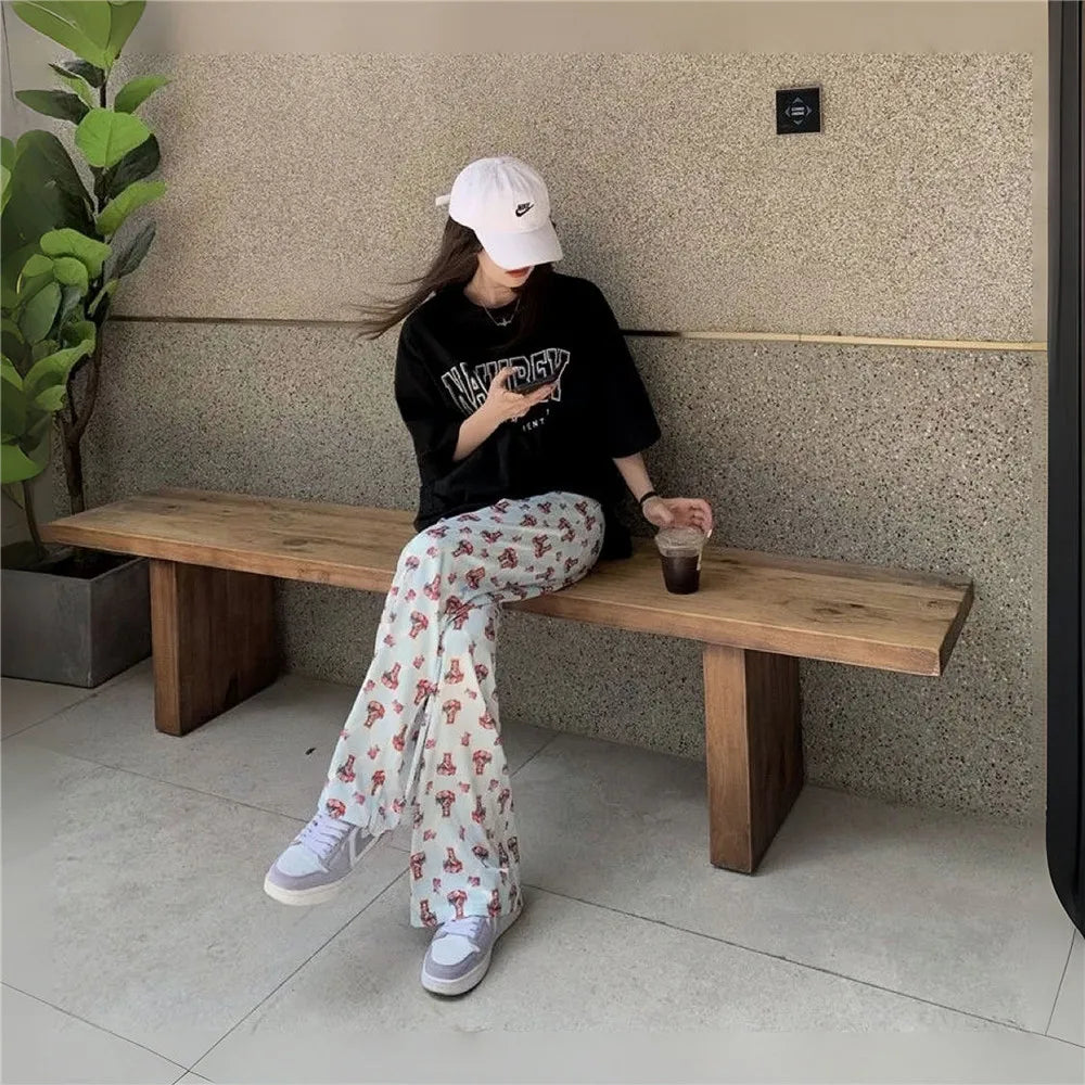 Y2K Vintage High Waisted Sweet Street Pant