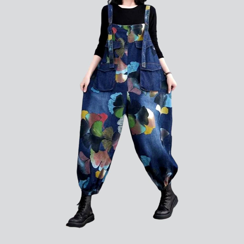 Y2k jean jumpsuit for women - Fashionpara