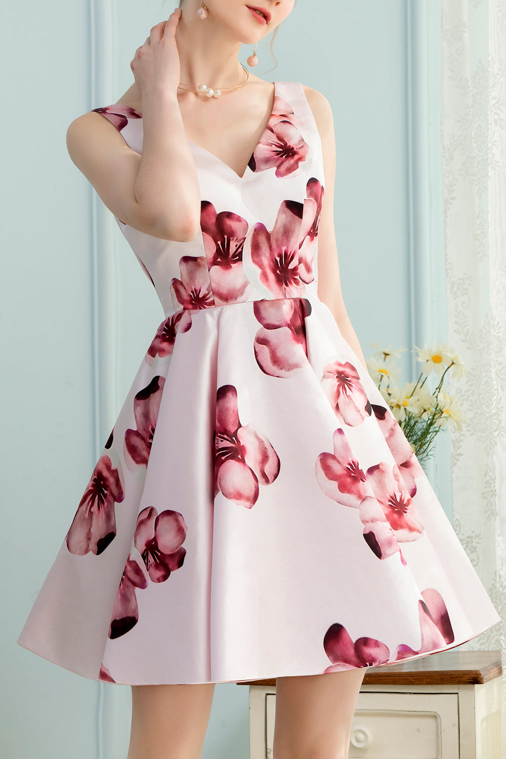 Flower Pink Homecoming - Fashionpara