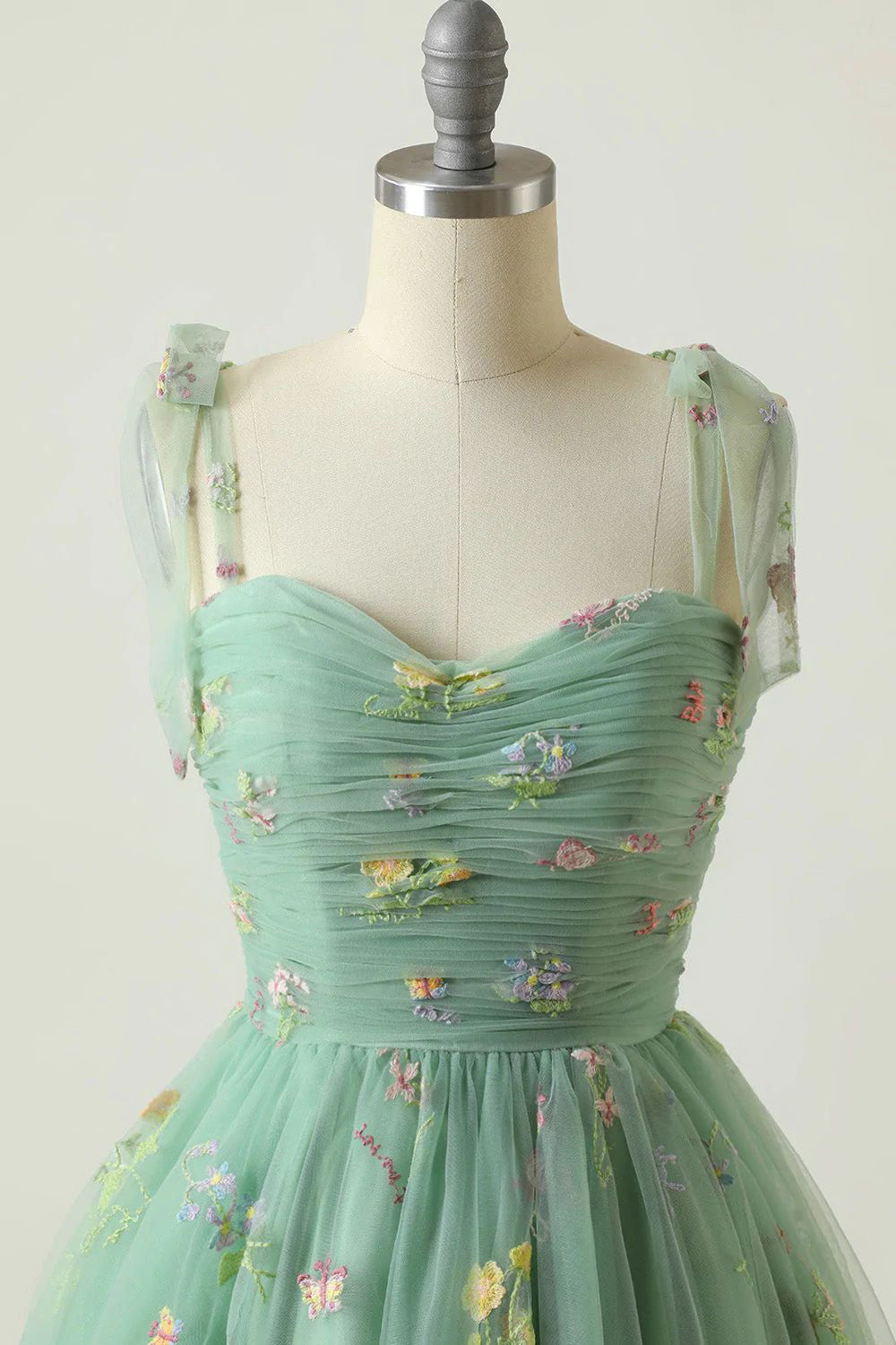 Cute A Line Lavender Short Homecoming Dress With Embroidery