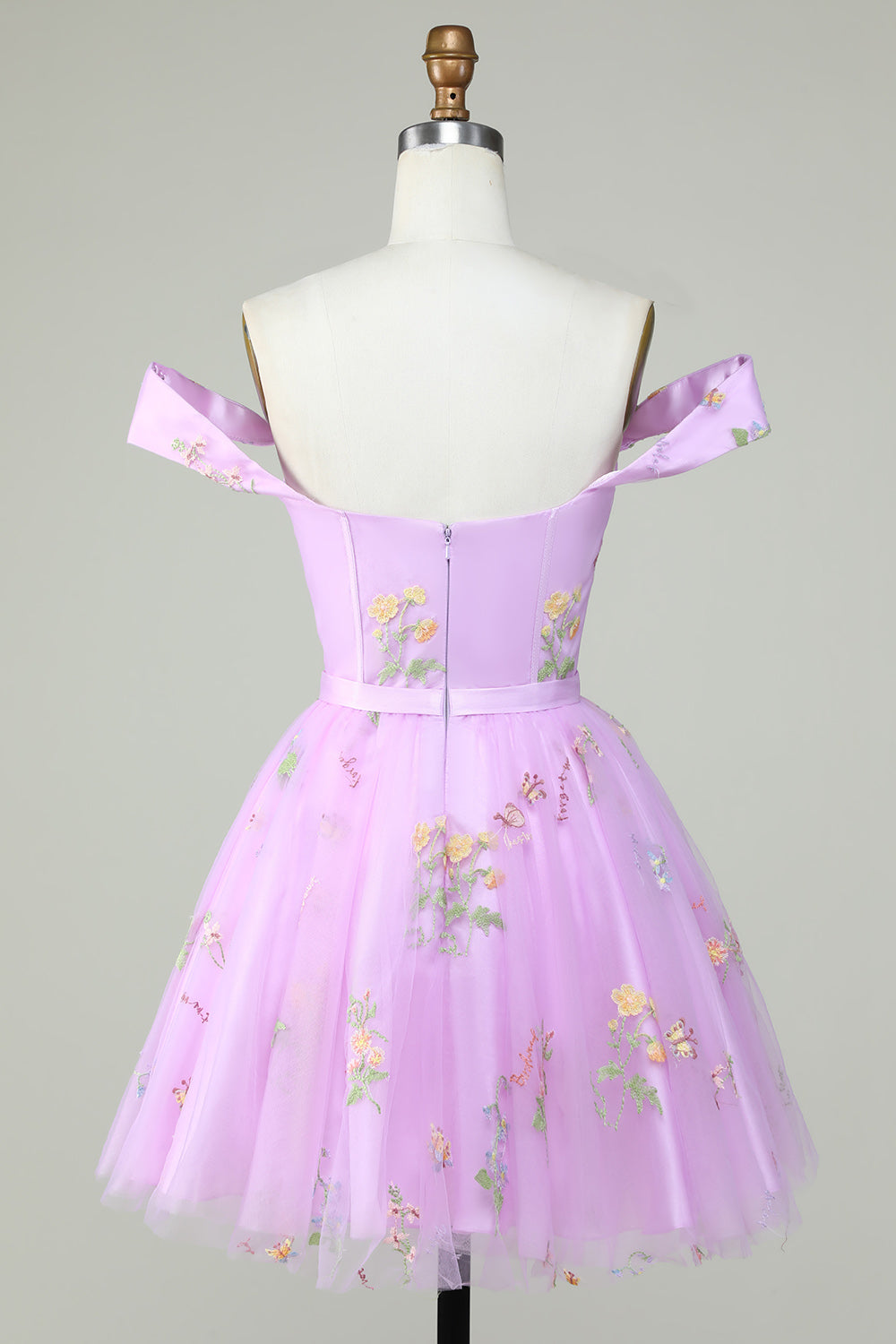 Champagne Cute A Line Sweetheart Short Homecoming Dress - Fashionpara