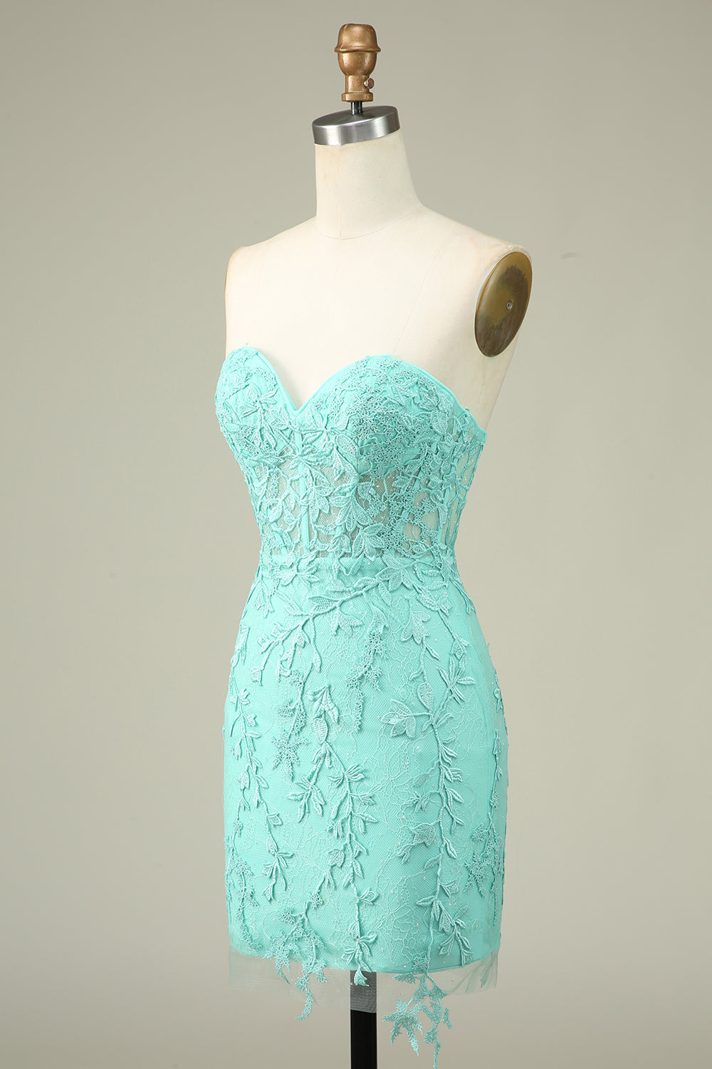 Purple Corset Lace Tight Short Homecoming Dress