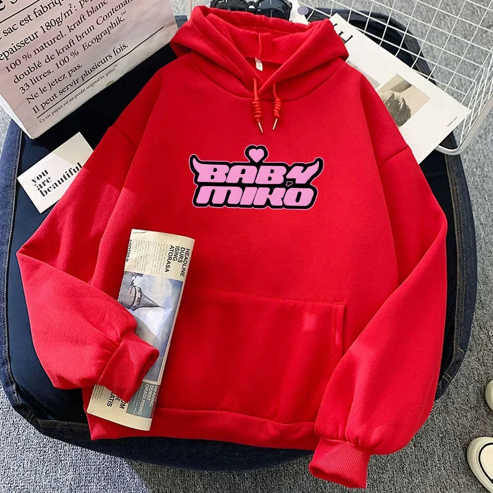 Comfortable Winter Printing Hoodie 11