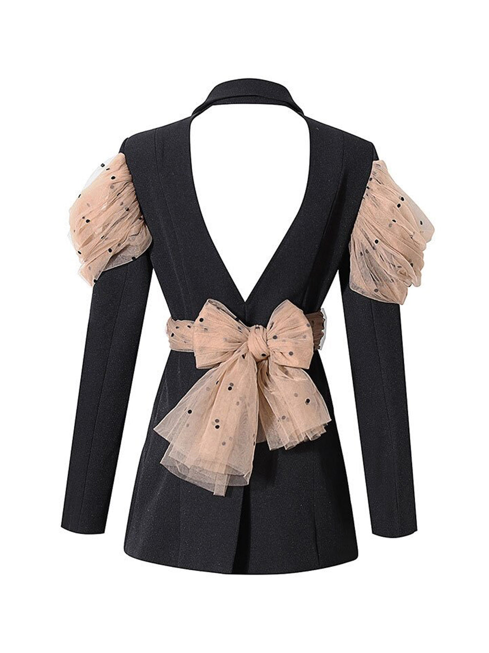 ARCO Blazer w Wrapped Mesh Bow-knot 4